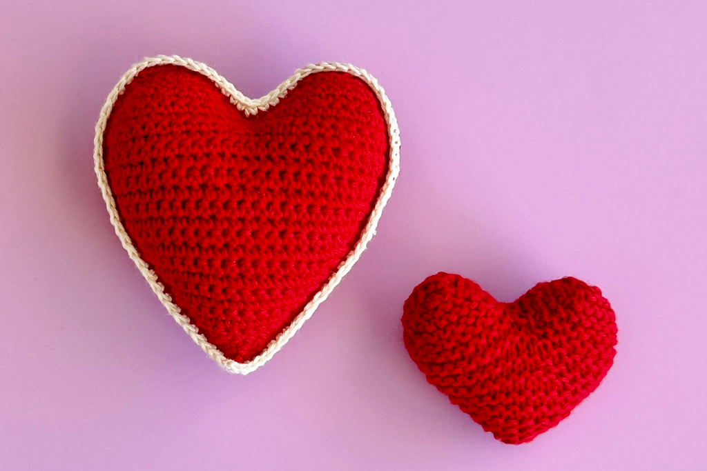 FPK Knit Hearts, hand knit toys for social emotional learning