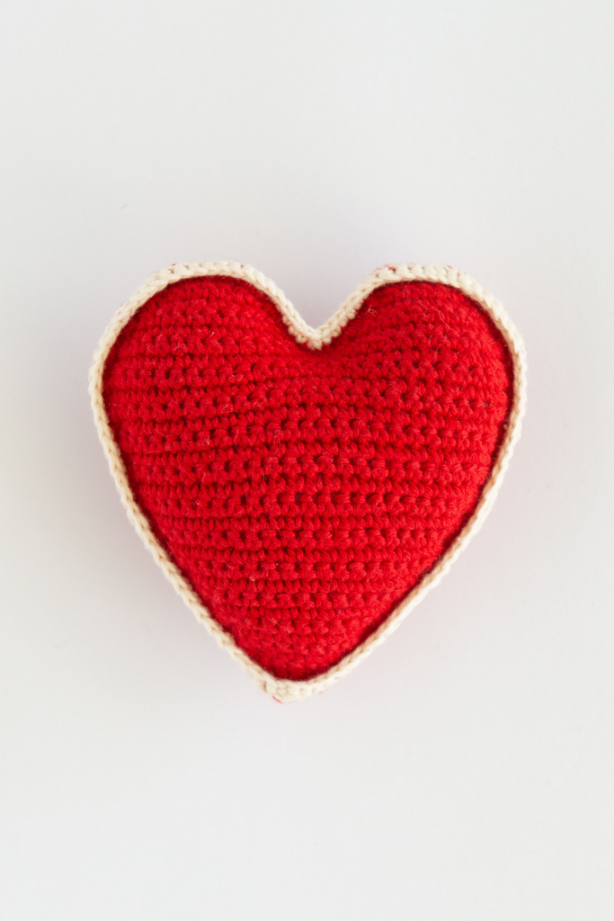 FPK Knit Heart- hand knit toy, fair trade toy, unique gift to express love