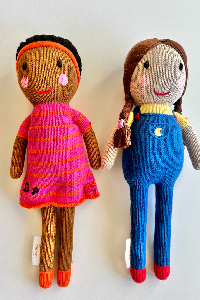 Global Kidizen  Dolls, Hand-Knit, Diverse Dolls for preschool from For Purpose Kids