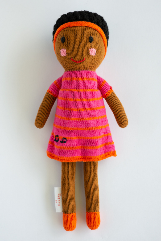 Diverse fair trade doll, similar to cuddle and kind doll