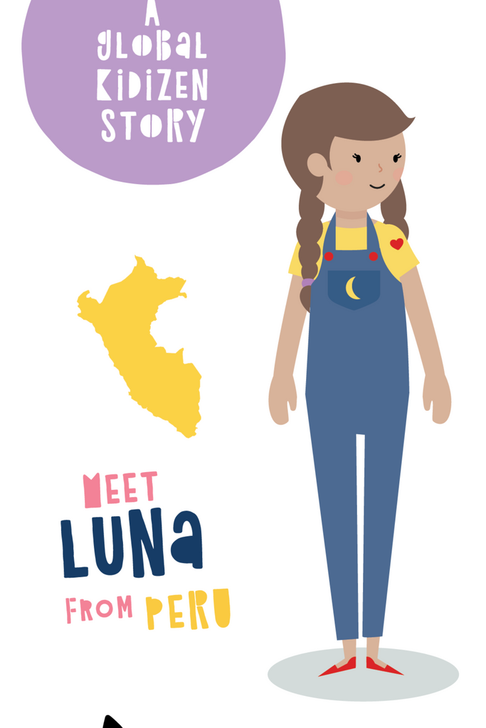 Global Kidizen Digital Story- Luna From Peru, inclusive story for kids
